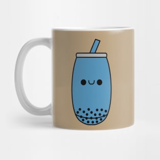 Cute Kawaii Blueberry Bubble Tea Mug